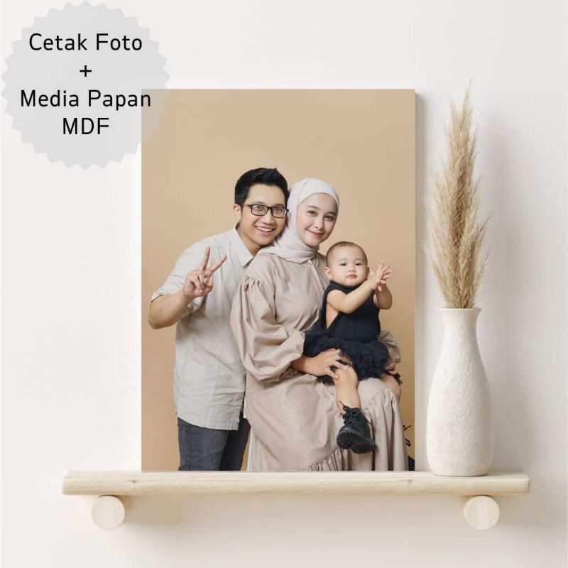 Cetak Foto Media Papan MDF