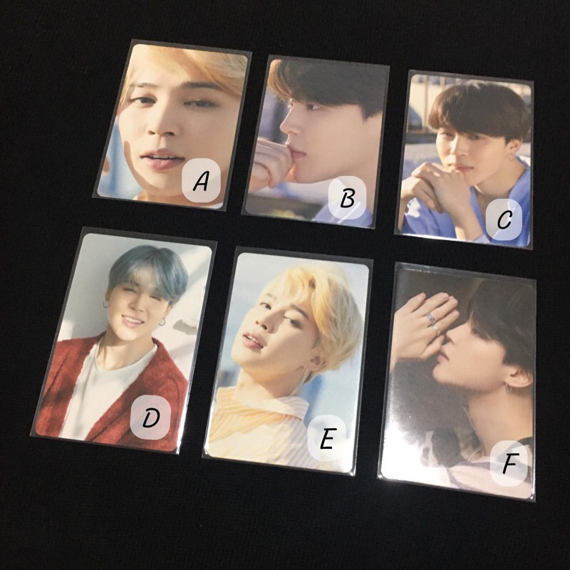 BTS DICON 101 JIMIN PHOTOCARD (SATUAN)