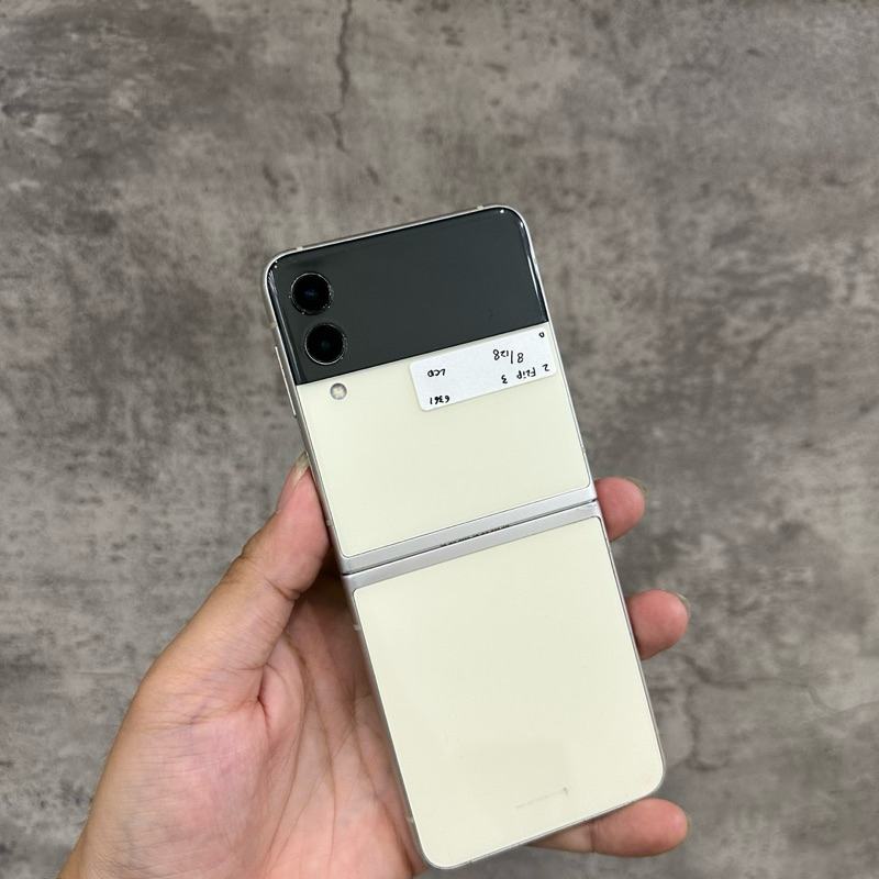 SAMSUNG Z FLIP 3 8/128 SEIN RESMI MINUS LAYAR LCD GARIS BERCAK - HP ONLY