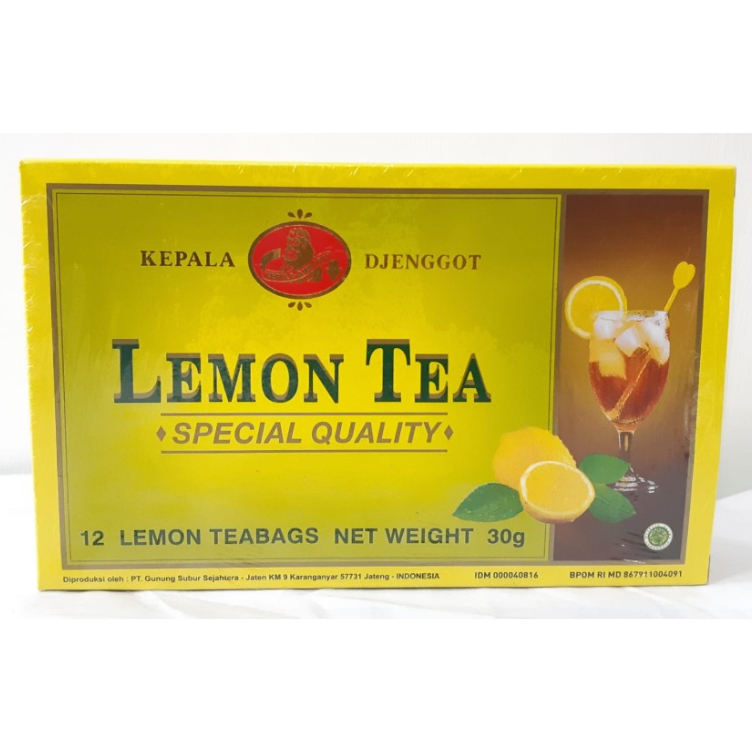 

KEPALA DJENGGOT LEMON TEA 12 KANTONG