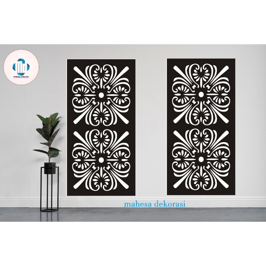 ORNAMEN DINDING PVC 3D / KRAWANGAN PVC 100CM X 50CM tebal 12mm