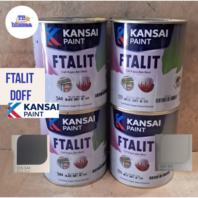 Ftalit Black Doff 544 Ftalit White Doff 559 Ftalit Leather Doff 543 Ftalit Hitam Putih Coklat Dof 1k
