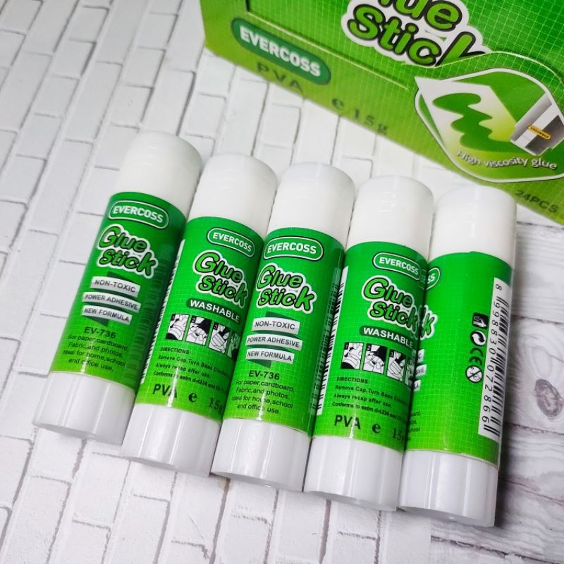 

(PCS) GLUE STICK EVERCOSS EV-736 15GR