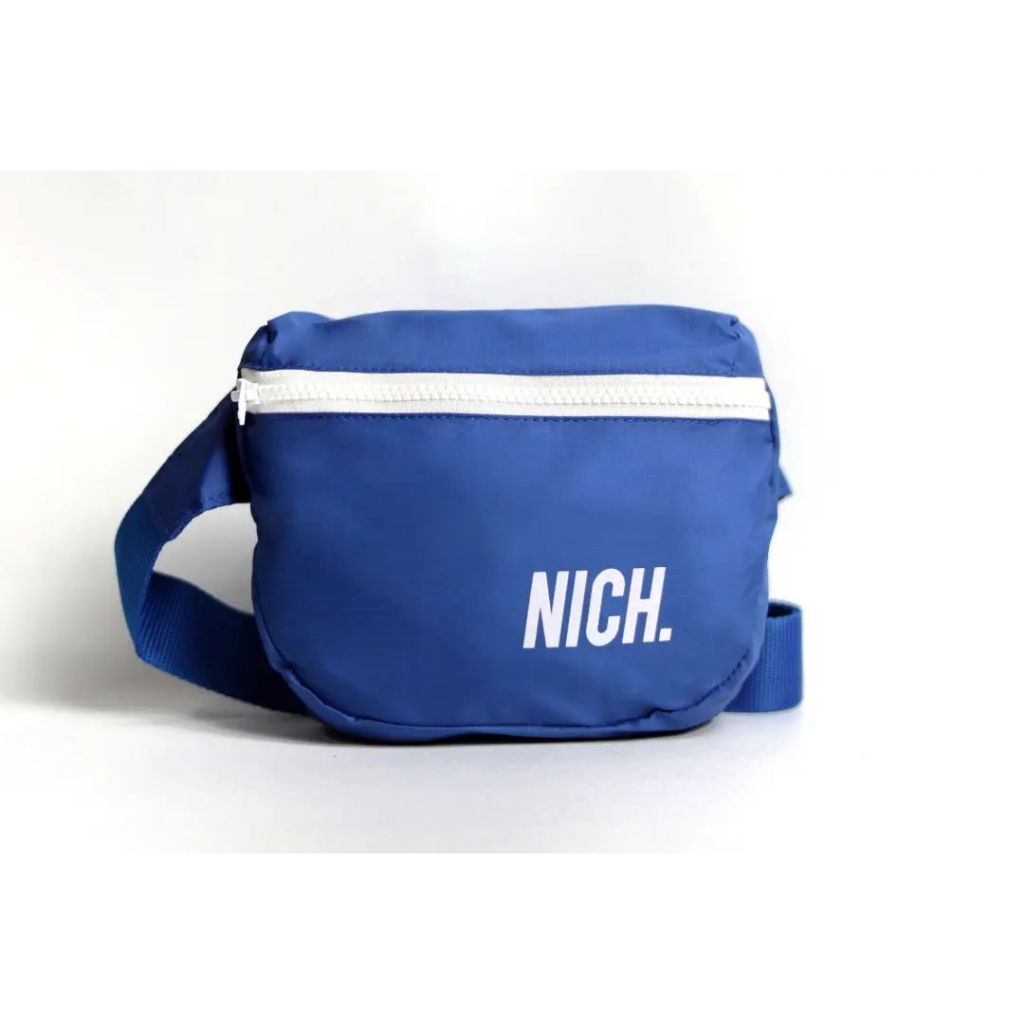 Nich Official - Grudge Blue Tas Pinggang Waistbag Pria Wanita Tas Nongkrong Tas Main Murah Unisex Or