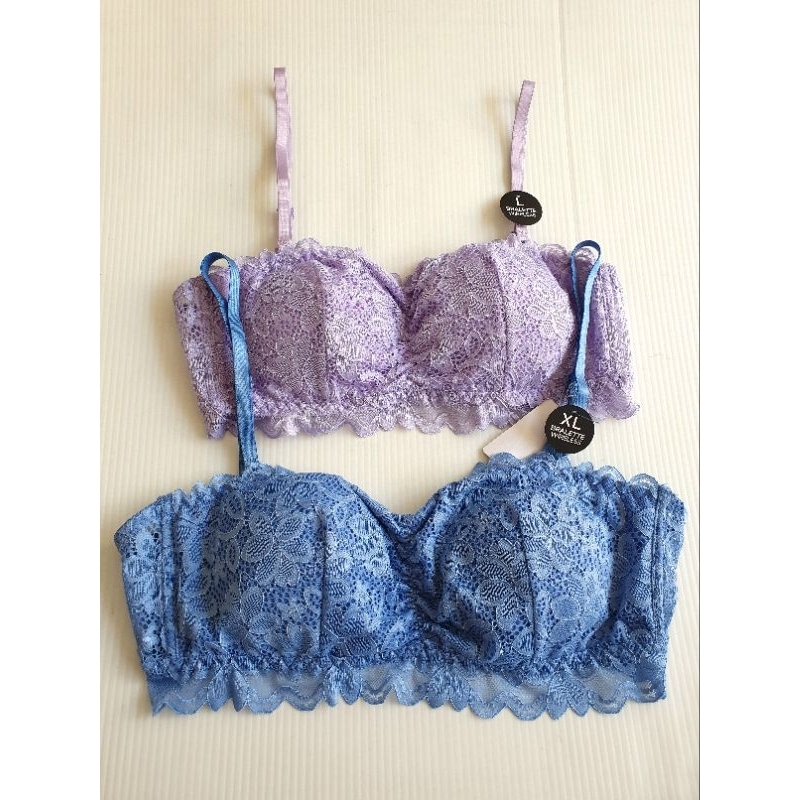 Pierre Cardin-bh bra renda tanpa kawat-2970