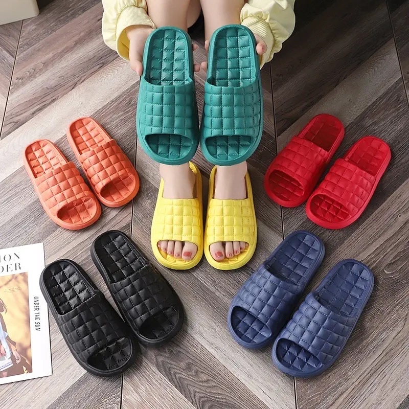 Sandal Jelly Wanita Korean Import Slop Bahan Empuk Ringan Elastis Sendal Anti Slip BALANCE 8805