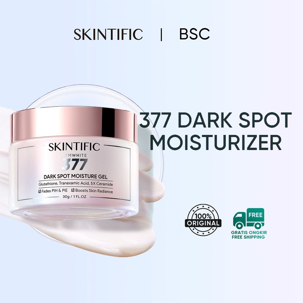 [100%Original] SKINTIFIC Symwhite 377 Dark Spot Moisturizer 30g  Perawatan Wajah Brightening  Cream 