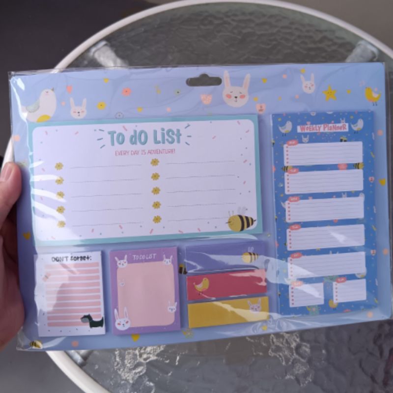 

POST IT TO DO LIST WEEKLY PLANNER