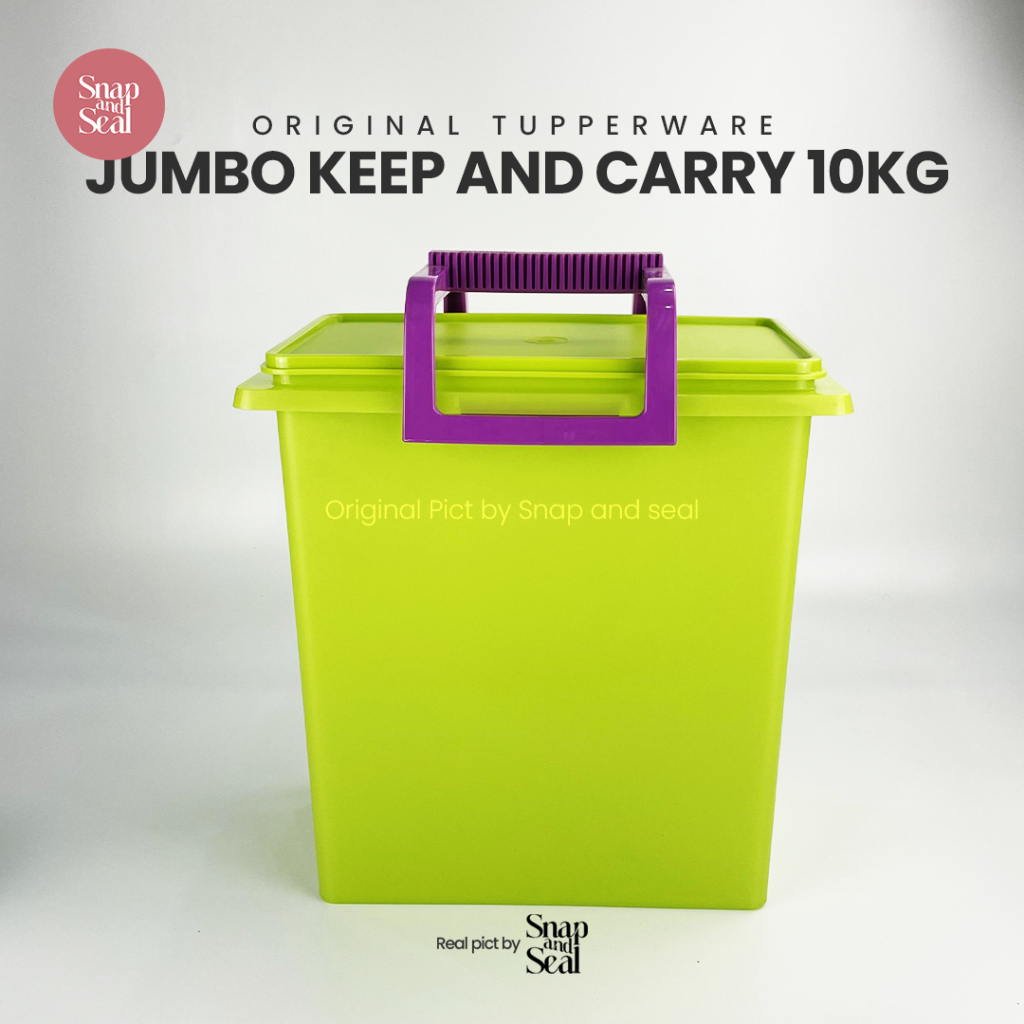 JUMBO KEEP AND CARRY TUPPERWARE WARNA IJO