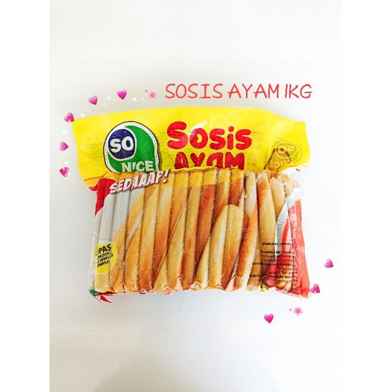 

SO GOOD SO NICE SOSIS AYAM SEDAP 500GR & 1KG