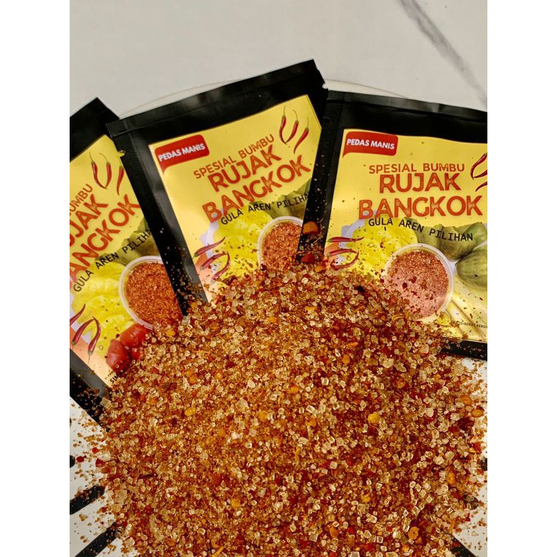 

Rujak bumbu rujak Bangkok 18gram mantap gurih asin best seller Simaniz