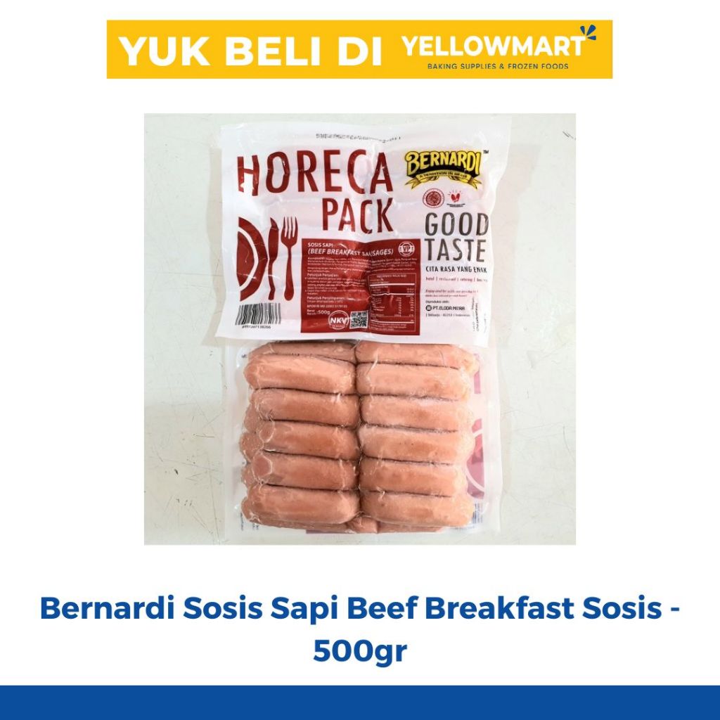 

Bernardi Sosis Sapi Beef Breakfast Sosis - 500gr