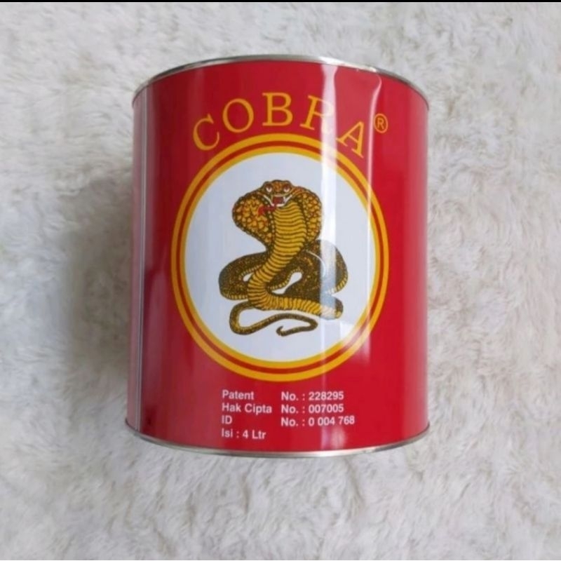 Thinner ND / Tiner / pengencer cat cobra merah kemasan galon 4 ltr