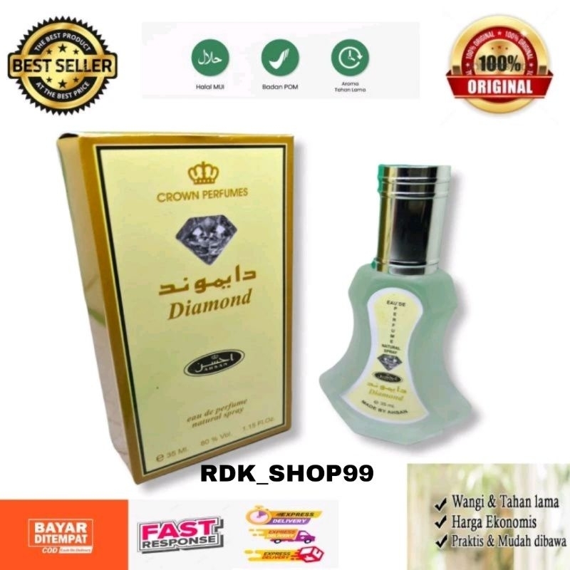 Parfum Ahsan Diamon Spray 35ML
