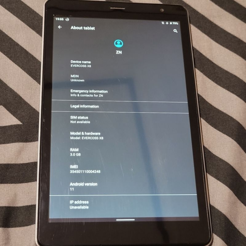 Evercoss Tab X8 (Bekas)
