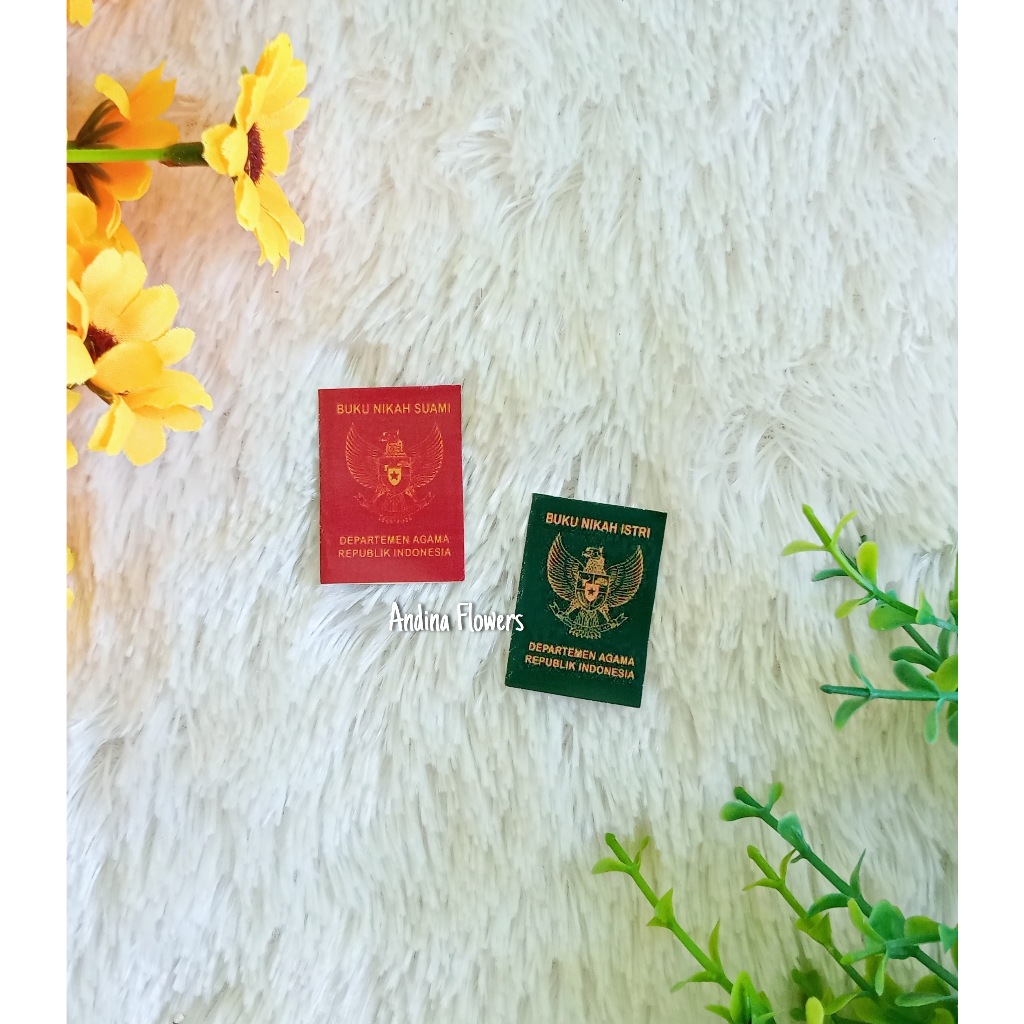 [bahan mahar] replika buku nikah / Buku nikah untuk hiasan mahar