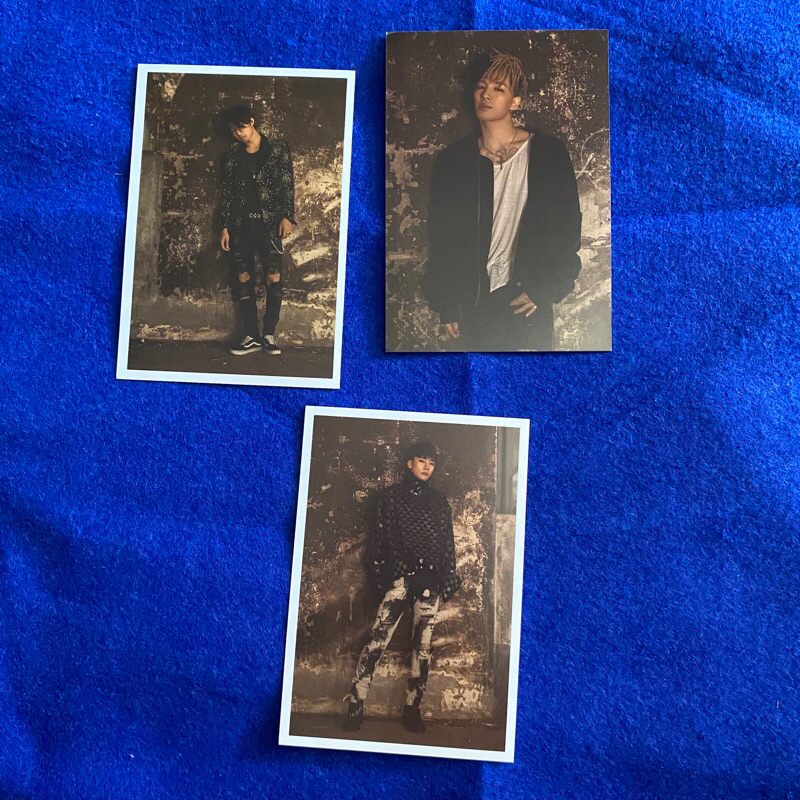 Bigbang Taeyang Daesung Seungri Official Postcard