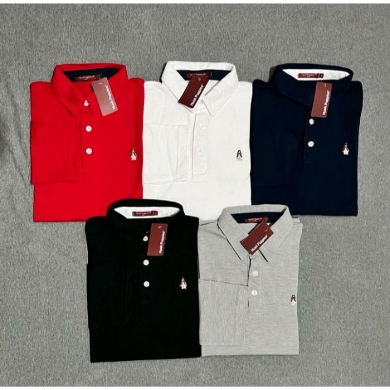 [READY STOCK & 100% ORIGINAL] POLOSHIRT HUSH PUPPIES LENGAN PANJANG + FREE PAPERBAG HUSH PUPPIES
