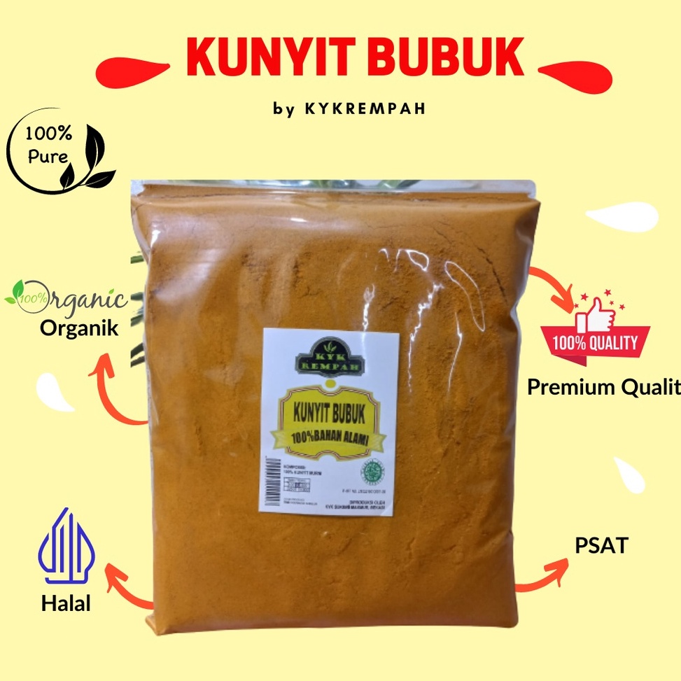 

M0del B4ru KUNYIT BUBUK ASLI -500 GRAM Only One