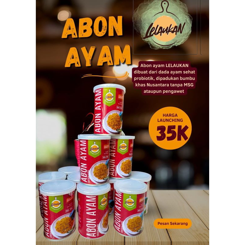 

[LELAUKAN] Abon Ayam Sehat Probiotik Tanpa MSG dan Pengawet