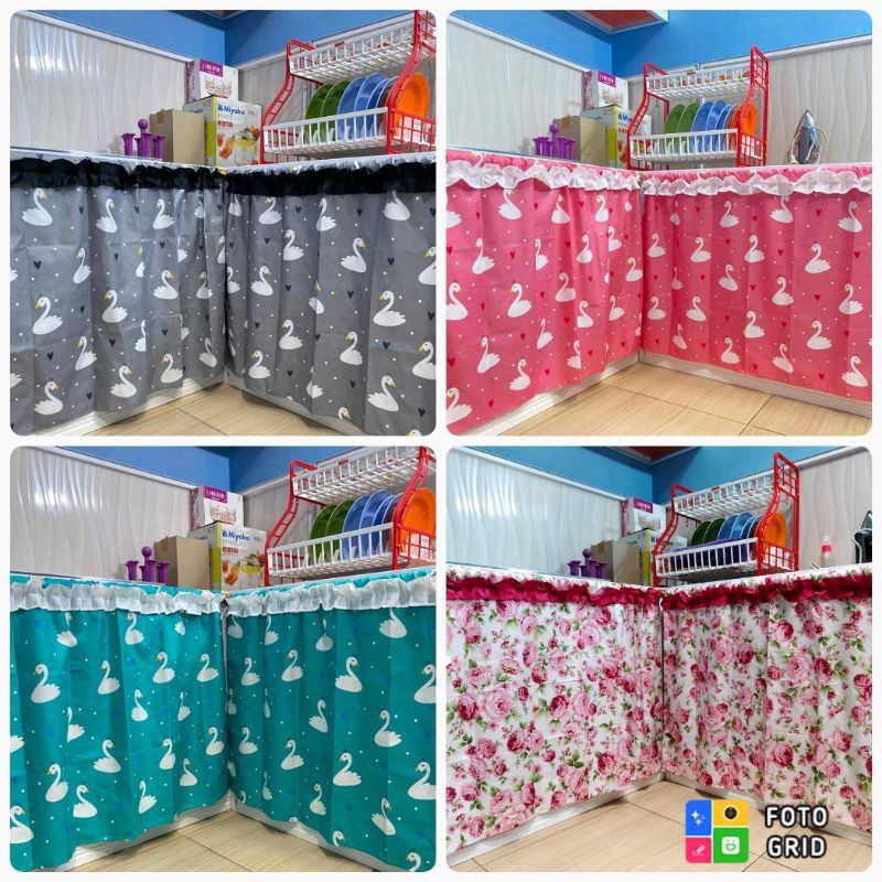 Gorden Kolong Dapur Motif Terlengkap Bonus Tali