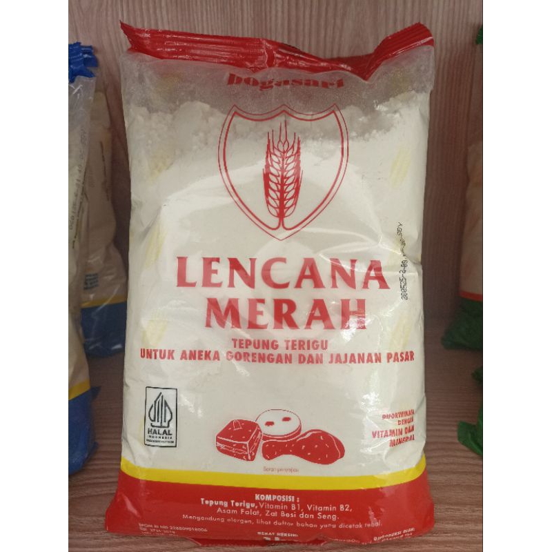 

TEPUNG TERIGU LENCANA MERAH 1KG