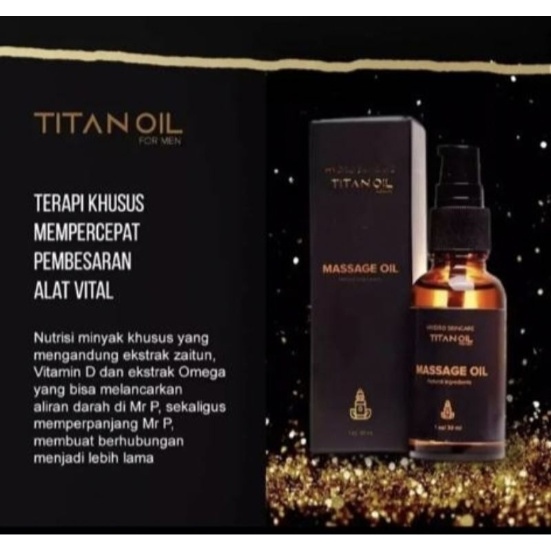 TITAN Oil Original Super Obat Pembesar Peniis Pembesar MR p Lelaki Pria Cepat Dan Permanen Kuat
