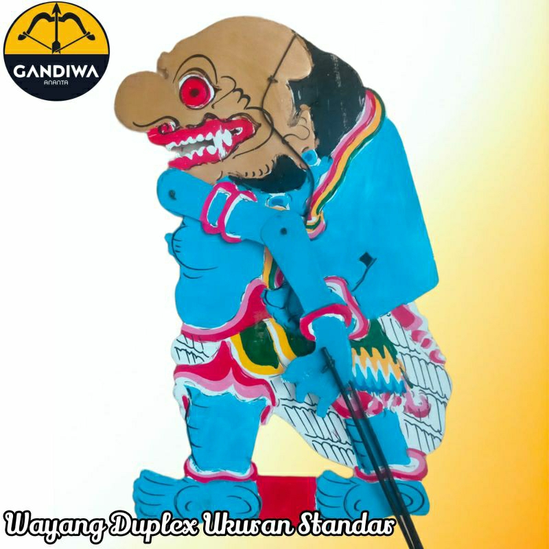 wayang kertas duplex buto punuk buto gundul