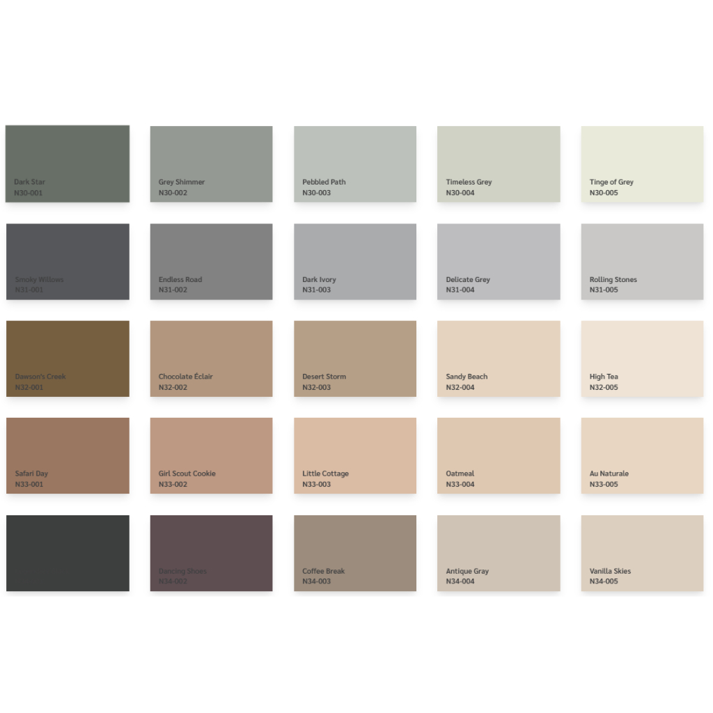 CAT TEMBOK AVITEX GOLD 5KG LUAR DALAM INTERIOR EXTERIOR WARNA COKLAT ABU