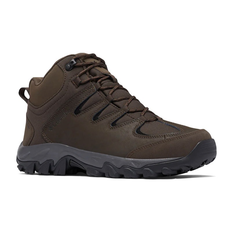 Sepatu Columbia Boots Mens BUXTON PEAK MID II Waterproof Hiker Trail Shoes Cordovan Brown ORIGINAL