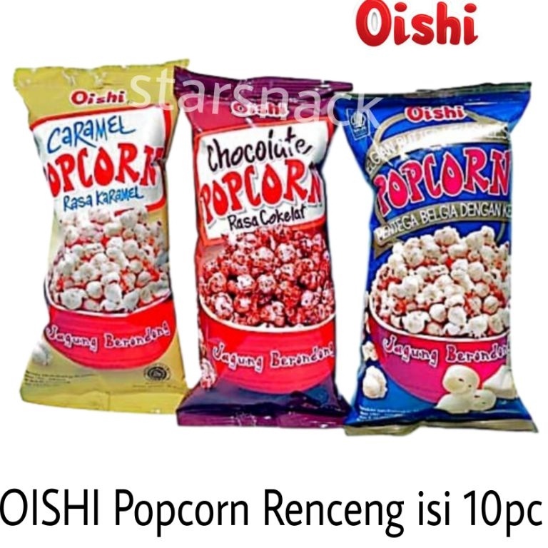 

[♙C18➤] Oishi Popcorn isi 10 bj/renteng Only today