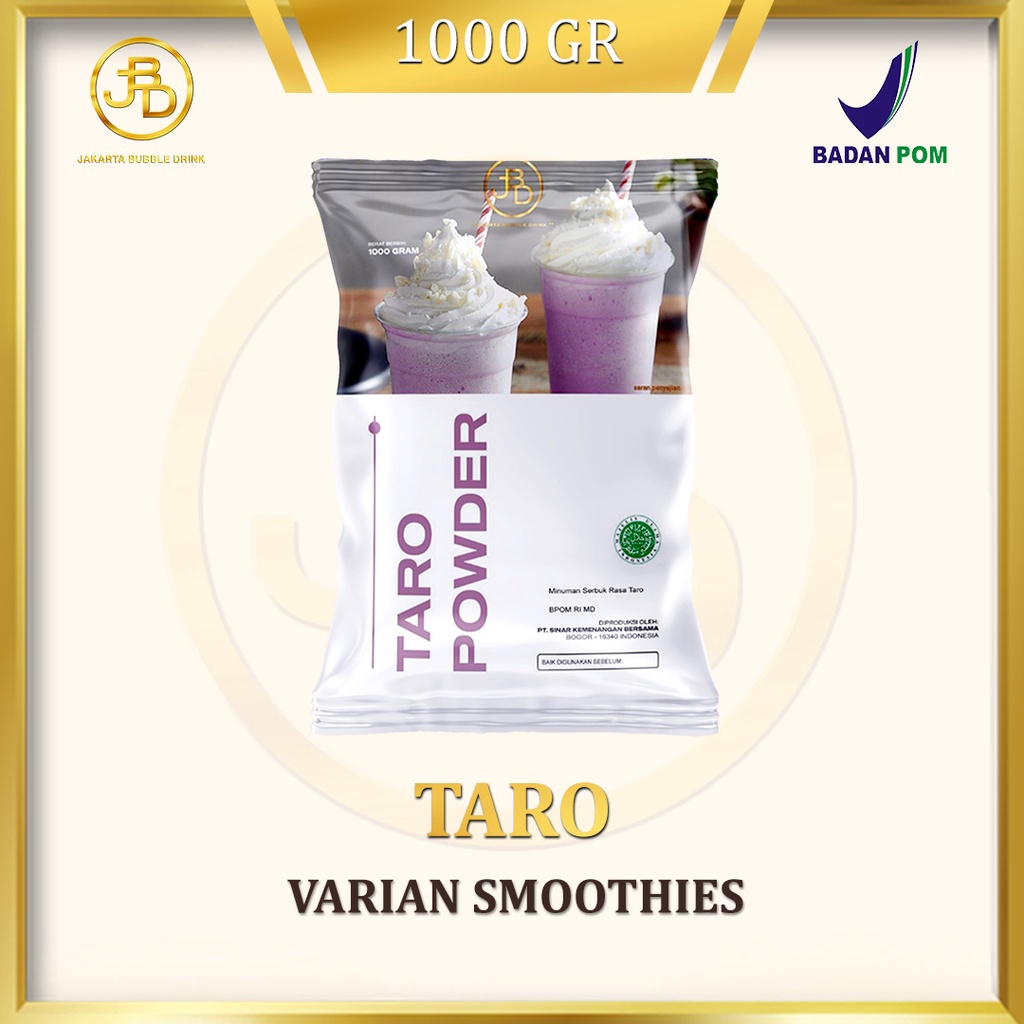 

Star Bubuk Minuman Premium TARO - Jakarta Bubble Drink | BPOM&HALAL !!!