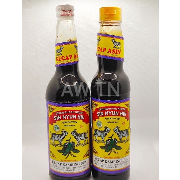 

[✶Q52&] kecap asin kambing dua kaca ( regular pakai dus ) / plastik / kecap asin singkawang / kecap asin enak / kecap asin kalimantan / kecap asin tradisional/soy sauce [204]
