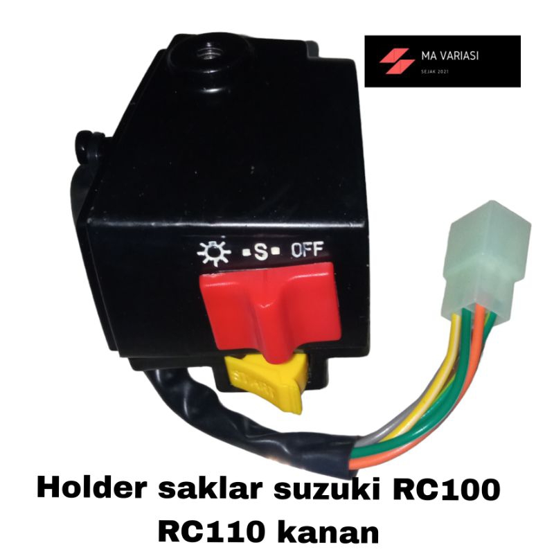 saklar holder motor suzuki RC100 RC110 bravo kanan