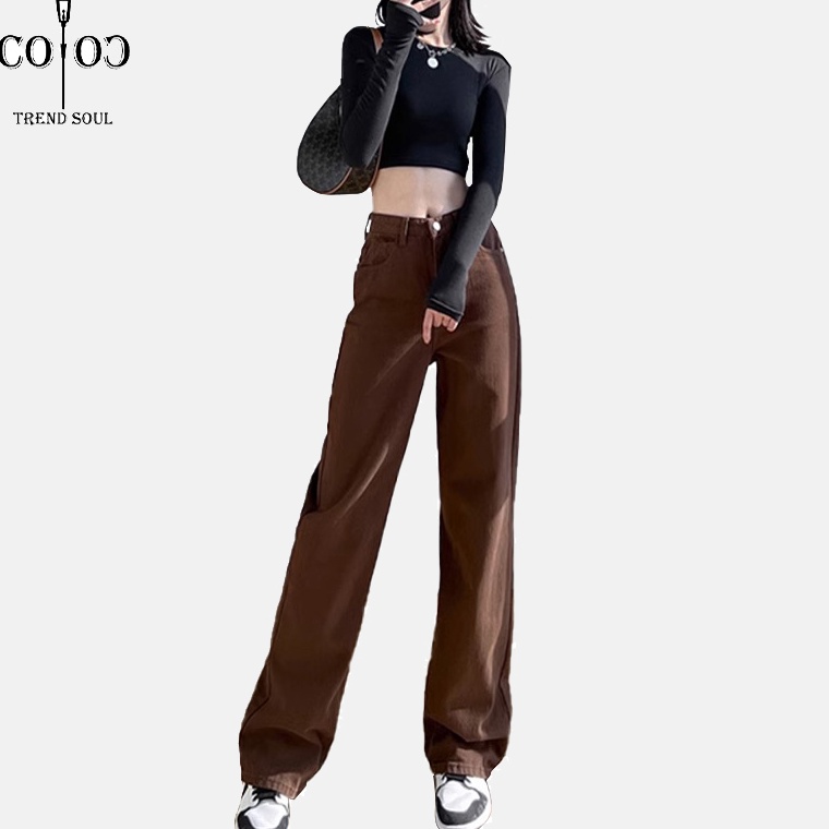 Cepat laku6n1Mb Coco Trend Soul Jeans -- Cokalt Kulot Highwaist Jeans Wanita Korean Style