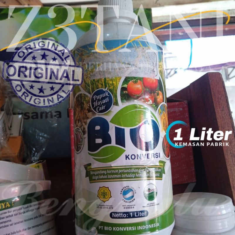 BIO konversi 1 L Pupuk Lengkap Hayati Cair Semua Tanaman Original Pabrik