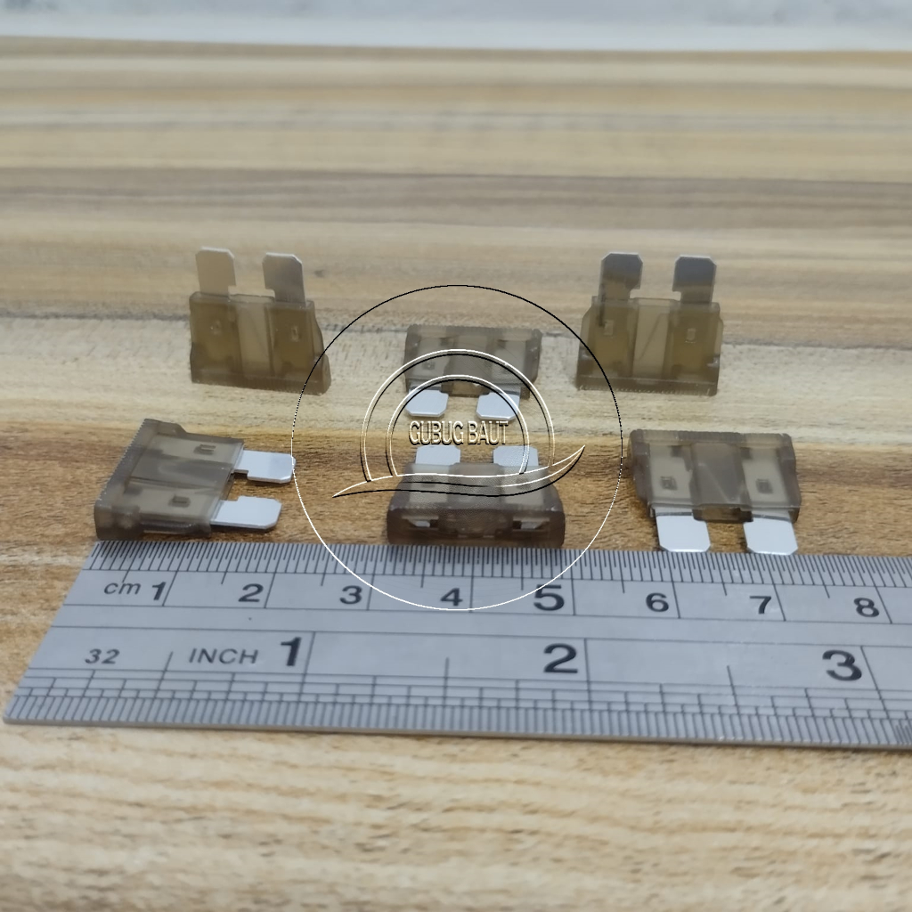 SIKRING SEKRING FUSE 7,5A 7.5 AMPERE A TANCAP COLOK BESAR BLADE AMPER
