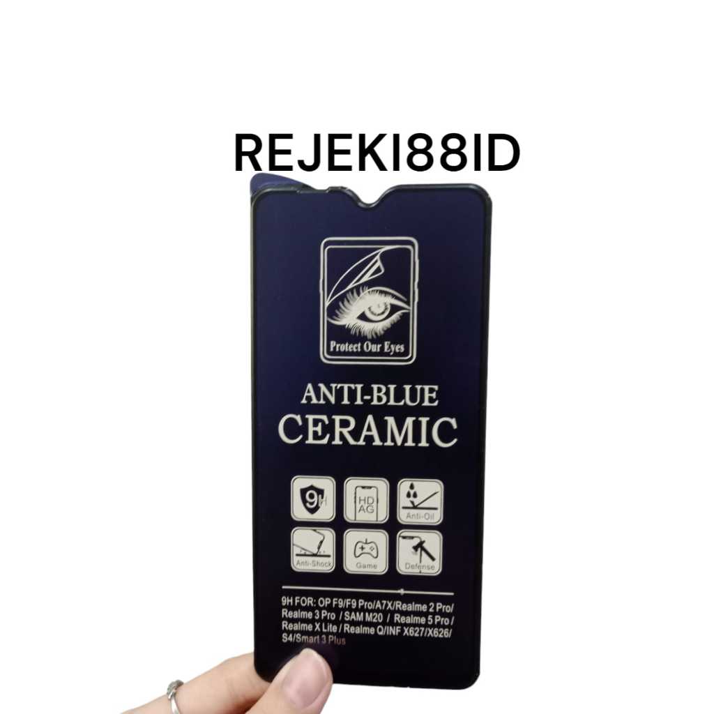 ANTI GORES ANTI BLUE CERAMIC MATTE OPPO F9 F9 PRO