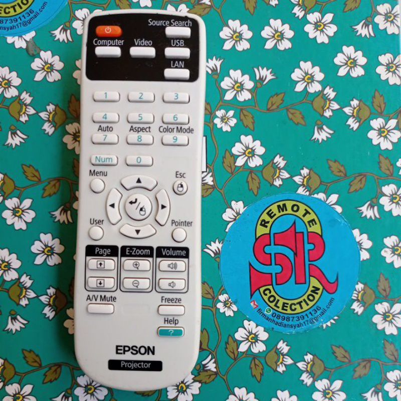 Remote projector epson