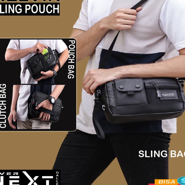 SBPQ2397 9.9 BRANDS FESTIVAL Promo tas slingbag multi fungsi unisex pria wanita terbaru anti air tas