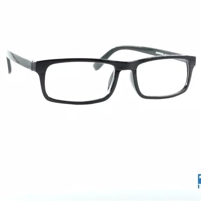 Kacamata Baca kotak kecil/lensa baca/frame kacamata kecil/kacamataplus - Hitam