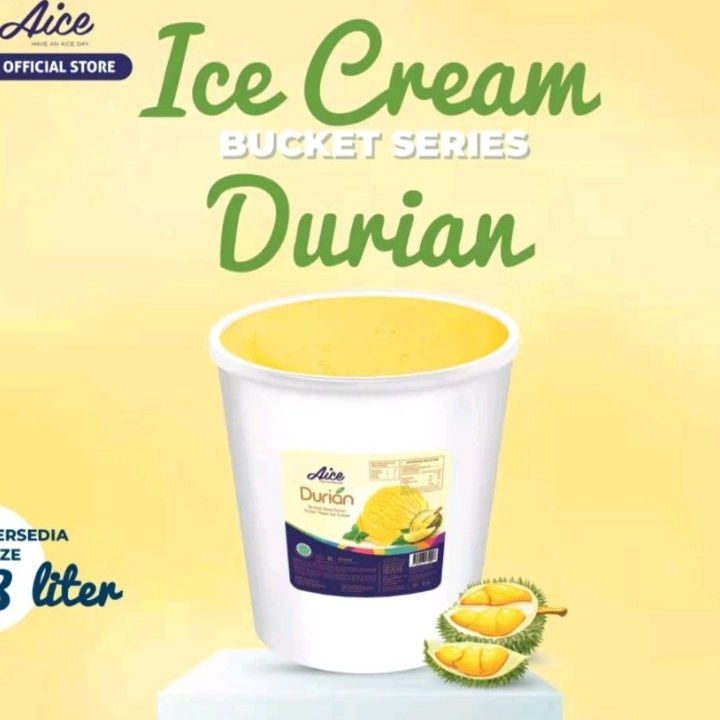 

TIPE CUH385 ICE CREAM AICE DURIAN 8 LITER