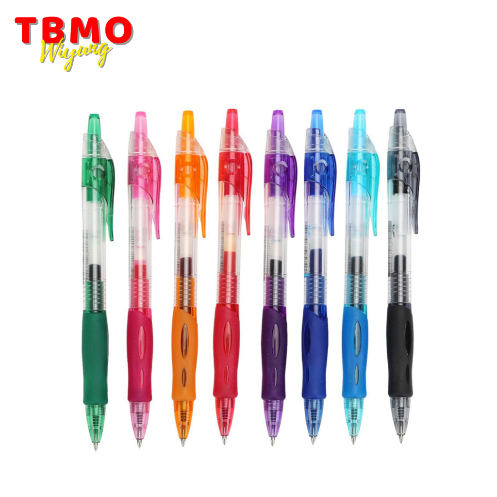 

TBMO M&G Bolpen / Pulpen Gel Retractable Cetek Pen 0.7 Rubber Grip - Pcs