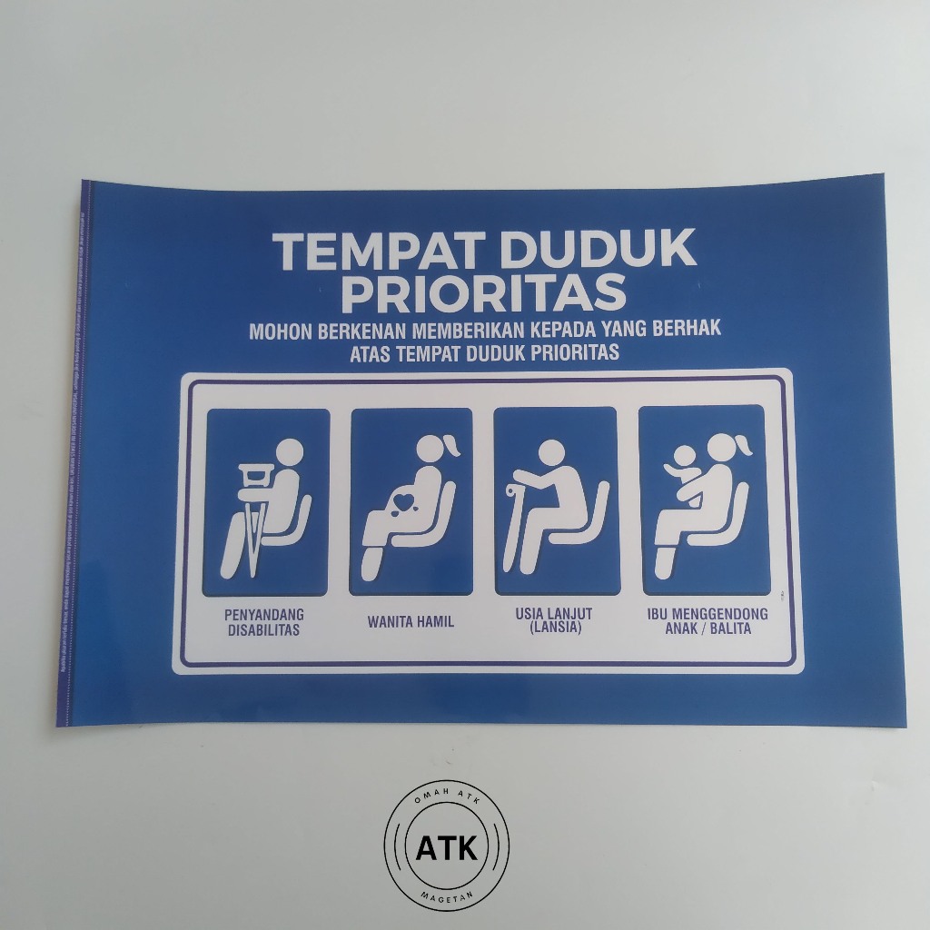 

Stiker Tempat Duduk Prioritas - Stiker Kursi Prioritas