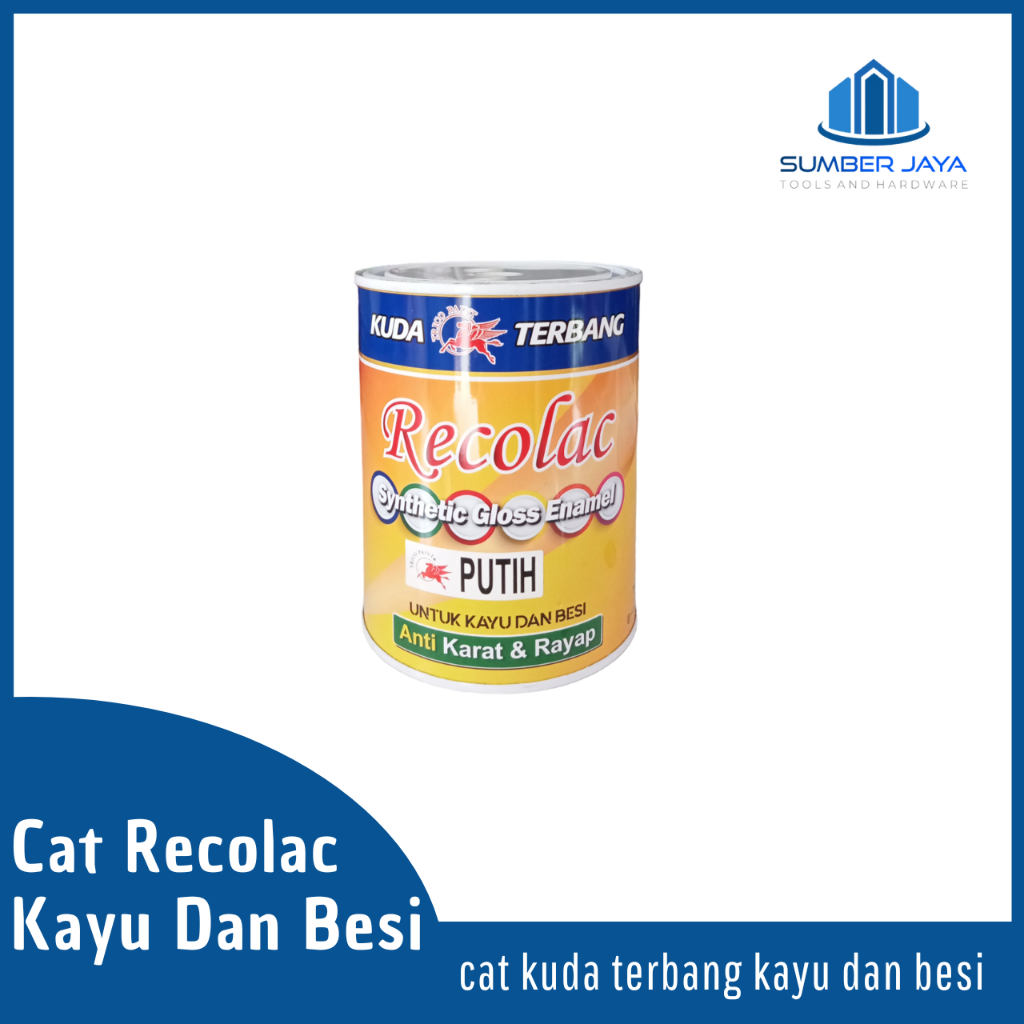Cat Recolac kayu besi Kuda Terbang