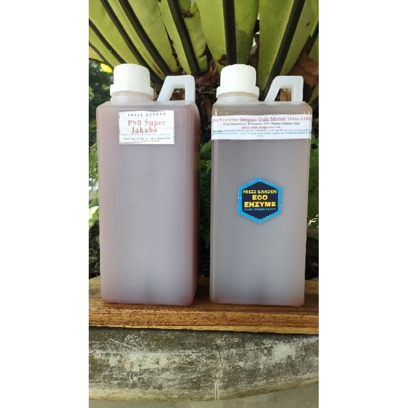 PAKET SUPER HEMAT PSB SUPER JAKABA JLF KEMASAN 1 LITER DAN ECO ENZYME KUALITAS TERBAIK 1 LITER