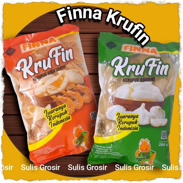 

Finna Krufin Krupuk Udang dan Bawang Kemasan 250gr