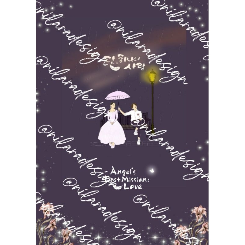 

Angel Last Mission : Love - NOTE BOOK Hardcover CUSTOM DRAKOR-Foto cover depan belakang