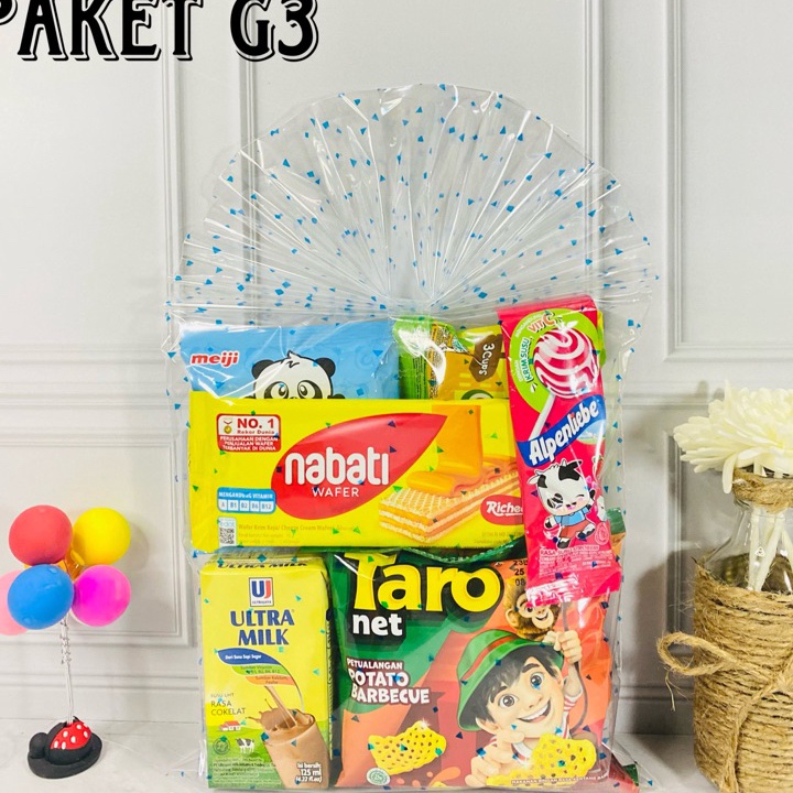 

MTSL9799 【MEGA SALE】 Paket snack ulang tahun anak murah G 3/hampers ulang tahun/souvenir ulang tahun anak