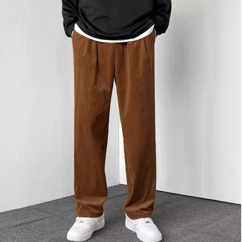 Celana corduroy pria celana korean style pria celana kulot pria celana panjang pria celana longgar p
